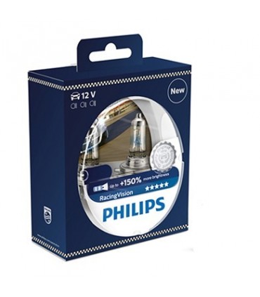 PHILIPS H4 RACING VISION 12V 60/55W RACINGVISION +150%