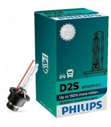LAMPADA D2S PHILIPS XENON X-TREME VISION GEN2 +150% 85122XV2C1
