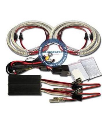 KIT ANGEL EYES LED H8 80W CREE L2 LED BMW E92 E93 E91 E90 E88 E80 E87 E