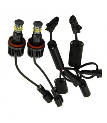 KIT ANGEL EYES LED H8 64W CREE XTE LED BMW E92 E93 E91 E90 E88 E80 E87 E