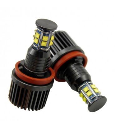 KIT ANGEL EYES LED H8 64W CREE XTE LED BMW E92 E93 E91 E90 E88 E80 E87 E