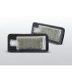 COPPIA PLAFONIERA TARGA LED NO ERRORE AUDI A3 S3 A4 S4 A6 S6 C6 A8 Q7