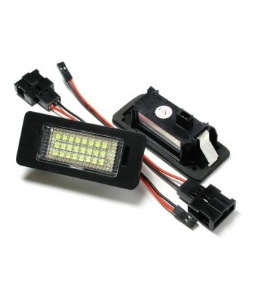 COPPIA PLAFONIERA TARGA LED NO ERRORE AUDI Q5 A1 A4 A5 S5 PASSAT
