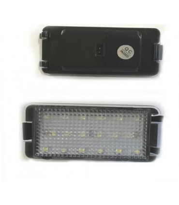COPPIA PLAFONIERA TARGA LED NO ERRORE SEAT ALTEA AROSA IBIZA CORDOBA LEON TOLEDO