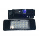 COPPIA PLAFONIERA TARGA LED NO ERRORE PEUGEOT 206 207 306 406 407 PARTNER