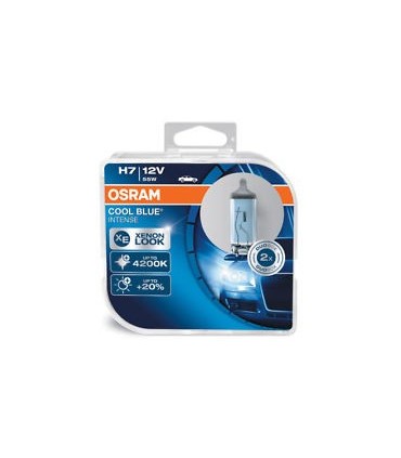 COPPIA H7 OSRAM COOL BLUE INTENSE XENON LOOK 4200K 64210CBI