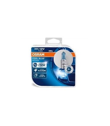 COPPIA H1 OSRAM COOL BLUE INTENSE XENON LOOK 4200K 64150CBI
