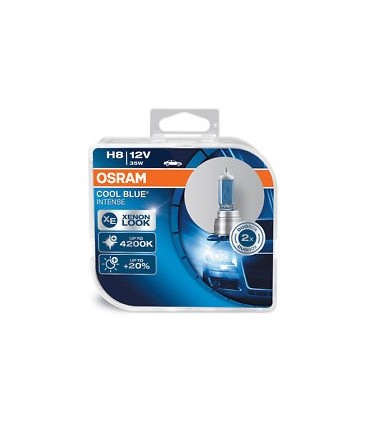 COPPIA H8 OSRAM COOL BLUE INTENSE XENON LOOK 4200K 64212CBI