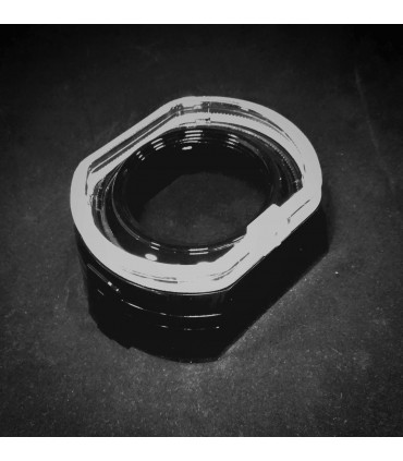 COPPIA COVER BMW BLACK + LED