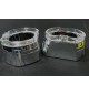 COPPIA COVER BMW BLACK + LED