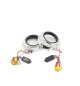 COPPIA COVER TIGUAN IRIS + LED PER PROIETTORI 2.5" E 3"