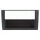 03404 MASCHERINA CON FORO2ISO-ISO COLORE NERO AUDI A3-A4 07/08 SEAT EXEO