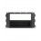 03392 MASCHERINA CON FORO  2ISO-ISO COLORE NERO  SMART FORTWO 07/10 FOURFOUR 04/06