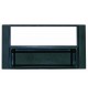 03303 MASCHERINA CON FORO  2ISO-ISO COLORE NERO  FORD