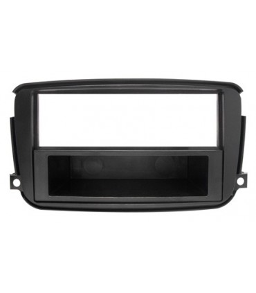 03477 MASCHERINA 2DIN-ISO NERO SMART  FORTWO 10/14