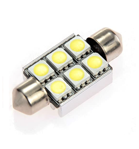 SILURO C5W CANBUS NO ERRORE 6 LED SMD 5050