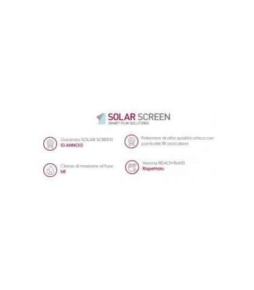 PELLICOLA VETRI SOLAR SCREEN BLACK PLUS H76 CM 30,5M