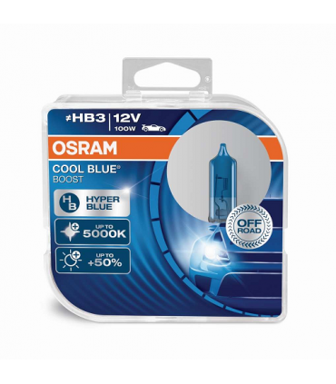 COPPIA HB3 9005 OSRAM COOL BLUE BOOST 5000K +50% 69005CBB-HCB
