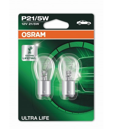 COPPIA OSRAM P21/5W ULTRA LIFE 3X 7528ULT