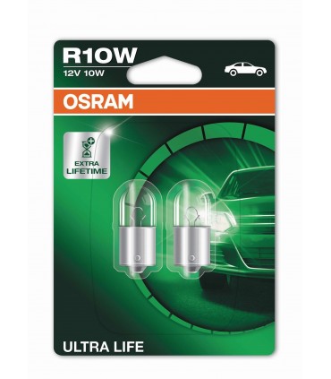 OSRAM COPPIA R10W BA15S ULTRA LIFE 3X 5008ULT