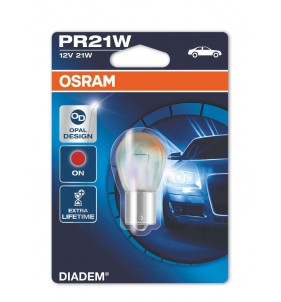 COPPIA OSRAM DIADEM PR21W ROSSO CROMATA 7508LDR-01B