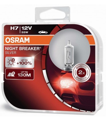COPPIA H7 NIGHT BREAKER SILVER 64210NBS