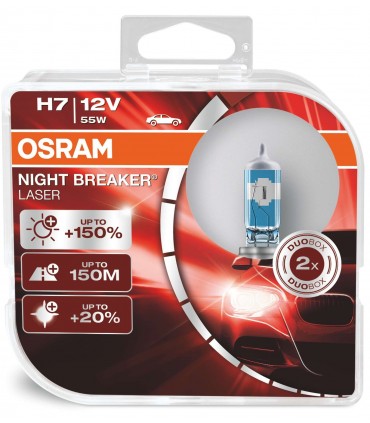 COPPIA H7 NIGHT BREAKER LASER 64210NL