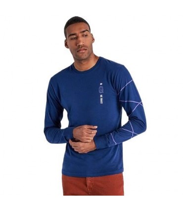 GYEON APPAREL T-SHIRT MANICHE LUNGHE BLE NAVY