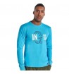 GYEON APPAREL T-SHIRT MANICHE LUNGHE LIGHT BLUE
