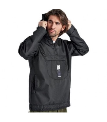 GYEON APPAREL GIACCA IMPERMEABILE NERA