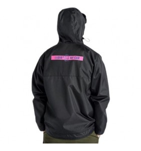 GYEON APPAREL GIACCA IMPERMEABILE NERA