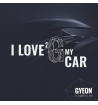 GYEON BANNER IN TESSUTO - I LOVE G MY CAR