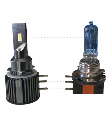 KIT LED CANBUS ZES CHIP 20000LM ULTIMATE H15