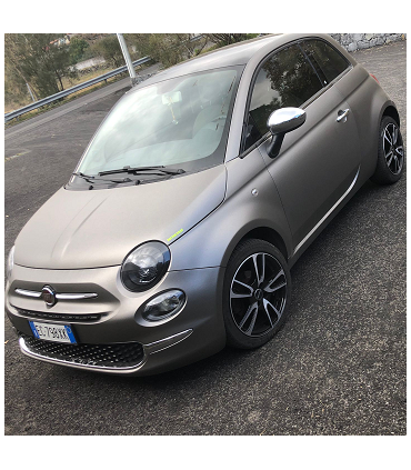 PELLICOLA WRAPPING APA OPACO METALLIZATO CW/R89.25X STEEL METALLIC GREY 152CM x METRO LINEARE