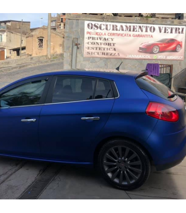 PELLICOLA WRAPPING APA OPACO METALLIZATO CW/R89.6X DEEP OCEAN BLUE x METRO LINEARE