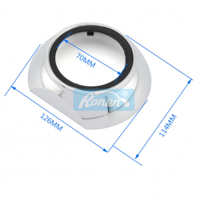COPPIA COVER IRIS TIGUAN PER PROIETTORI 2.5" E 3"