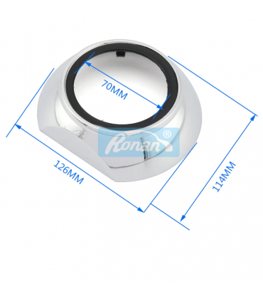 COPPIA COVER IRIS TIGUAN PER PROIETTORI 2.5" E 3"