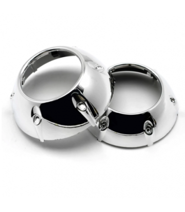 COPPIA COVER GTI-R PER PROIETTORI 2.5" E 3" + CENTRAGGI