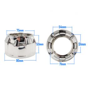 COPPIA COVER GATLING GUN 1 PER PROIETTORI 2.5"