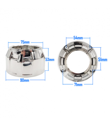 COPPIA COVER GATLING GUN 1 PER PROIETTORI 2.5"