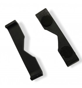 PORTA TARGA UNIVERSALE MAGNETICO PER PARAURTI IN PLASTICA