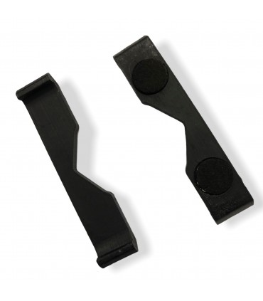 PORTA TARGA UNIVERSALE MAGNETICO PER PARAURTI IN PLASTICA
