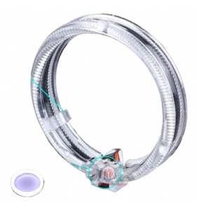 SINGOLO ANELLO ANGEL EYES  LED  CRYSTAL BIANCO
