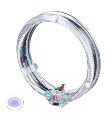 SINGOLO ANELLO ANGEL EYES  LED  CRYSTAL BIANCO