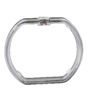 SINGOLO ANELLO ANGEL EYES SQUARE LED CRYSTAL BIANCO