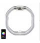 COPPIA ANELLI ANGEL EYES SQUARE LED CRYSTAL RGB