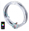 COPPIA ANELLI ANGEL EYES  LED CRYSTAL RGB