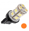 SINGOLA LAMPADA  FRECCIA W21W T20 13 LED 5050 ARANCIONE