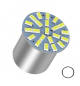 SINGOLA LAMPADA STOP POSIZIONE RETRO DIURNE P21W BA15S 22 LED SMD BIANCO