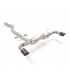 50.0938.73 Posteriore inox sdoppiato con terminali rotondi 2 / 90 mm Carbon Shot Alfa Romeo Giulia 2.2TD 118kw